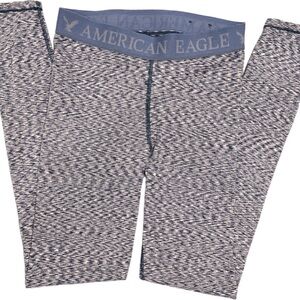 American‎ Eagle Outfitters Ahh-mazingly Soft Blue Long Johns Bottoms size XS